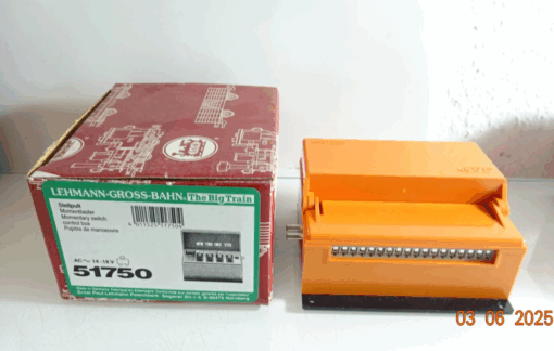 LGB Spur G 51750 Stellpult Momenttaster orange in OVP CK8621 – Bild 3