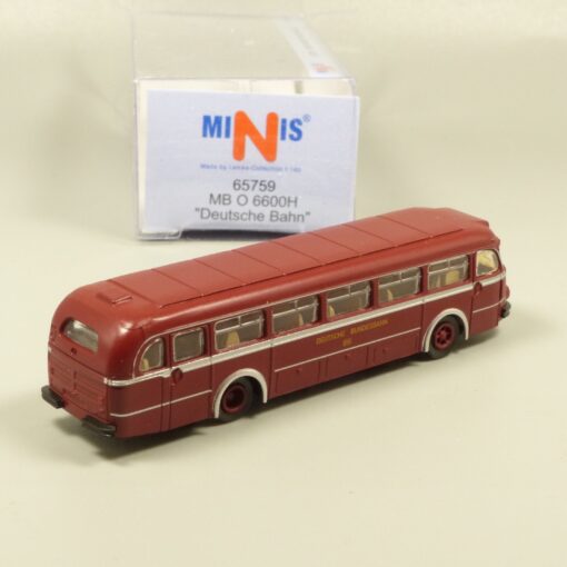 Lemke Minis 1:160 65759 MB O 6600H Überlandbus Deutsche Bahn in OVP EX6188 – Bild 3