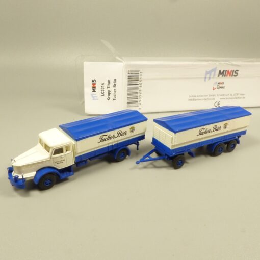 Lemke Minis 1:160 LC3314 Krupp Titan Tucher Bräu in OVP EX6158