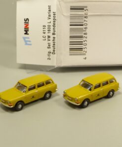 Lemke Minis 1:160 LC4110 VW 1600 L Variant Deutsche Bundespost in OVP EX6163