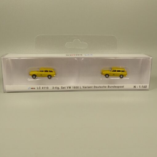 Lemke Minis 1:160 LC4110 VW 1600 L Variant Deutsche Bundespost in OVP EX6163 – Bild 4