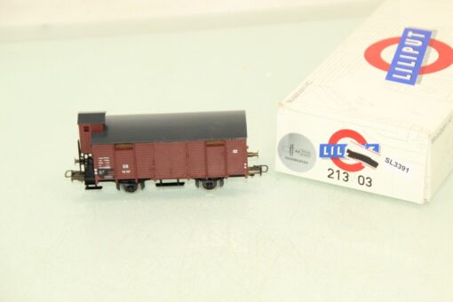 Liliput H0 21303 gedeckter Güterwagen der DB in OVP CJ394