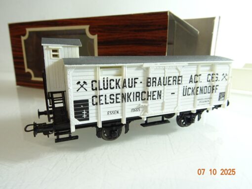 Liliput H0 215 05 Bierwagen Glückauf Brauerei in OVP RR3725