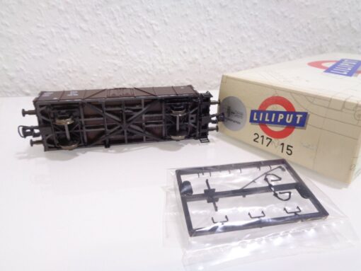 Liliput H0 217 15 offener Güterwagen mit Bremserbühne der ÖBB in OVP GS2913 – Bild 3
