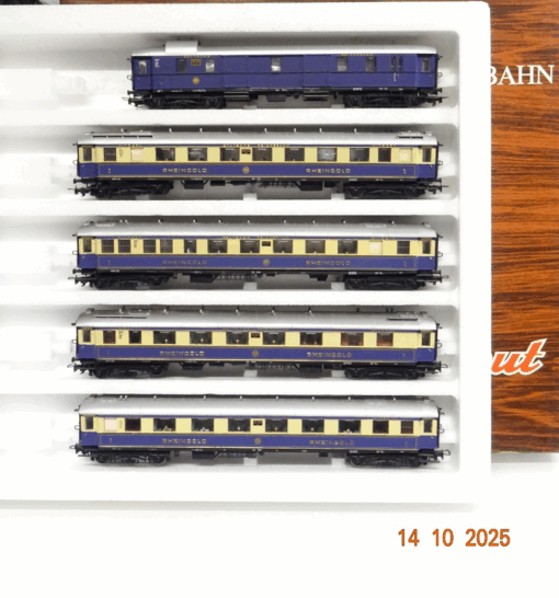 Liliput H0 820 Eilzugwagen-Set 5 tlg. Rheingold der DRG in OVP JL3621