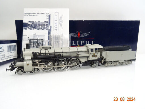 Liliput H0 L104010 Dampflok bad. IVh grau Top in OVP LE5454
