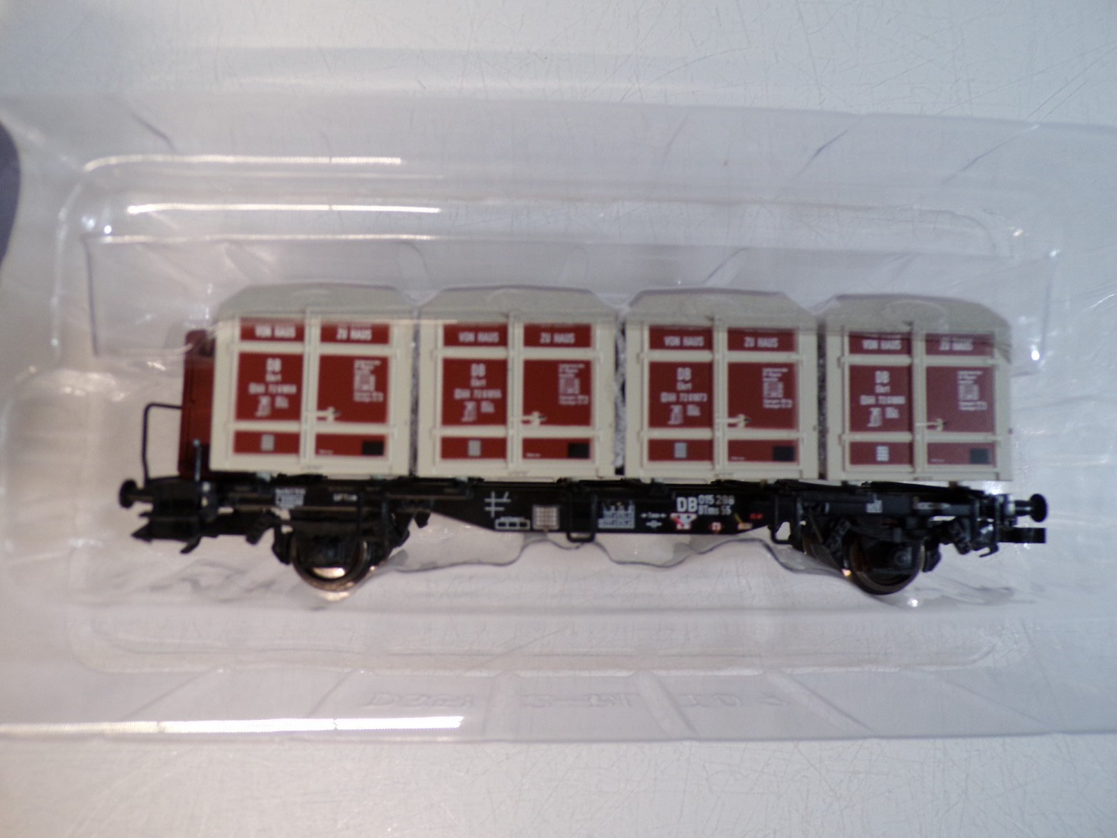 Liliput H0 L235140 Behältertragwagen der DB in OVP BH1782 – Bild 3