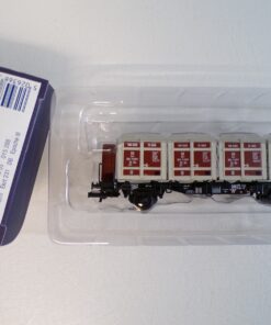 Liliput H0 L235140 Behältertragwagen der DB in OVP BH1782