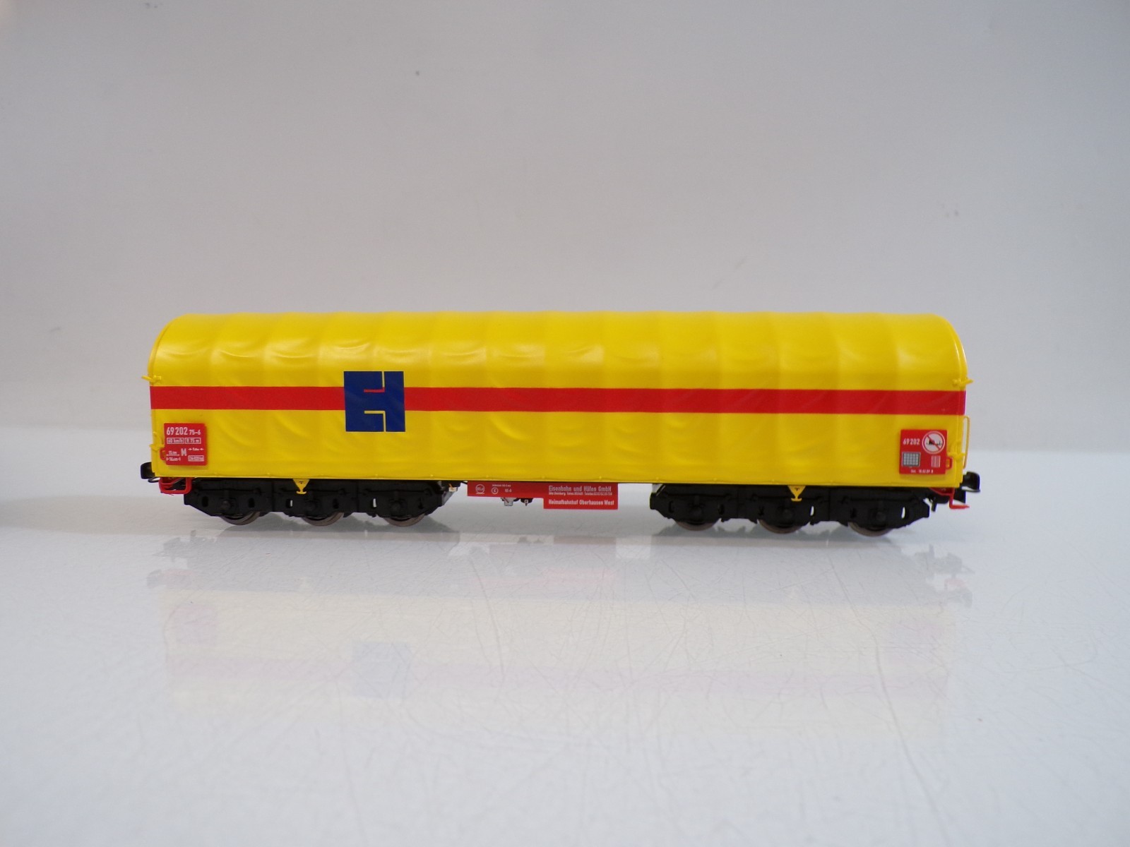 Liliput H0 L235775 Schiebeplanenwagen der Eisenbahn u. Häfen GmbH in OVP BH1795 – Bild 3