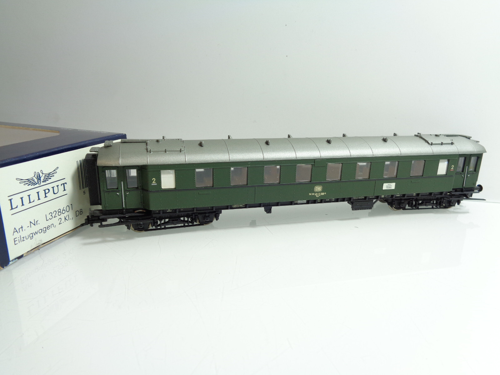 Liliput H0 L328601 Eilzug Personenwagen 2.Kl. der DB in OVP JD5645