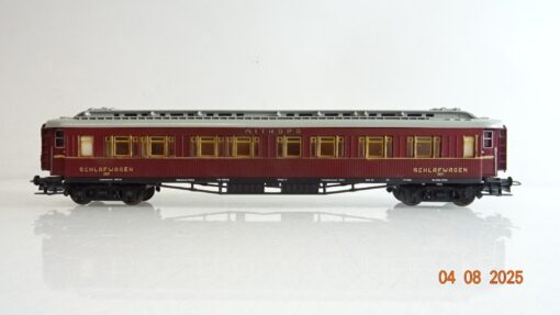 Liliput H0 Schlafwagen 267 der MITROPA PR9412 o.