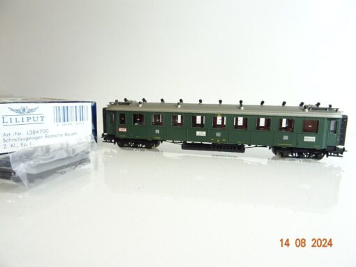 Liliput H0 Schnellzugwagen 3. Klasse Baden neuwertig in EVP PR2042