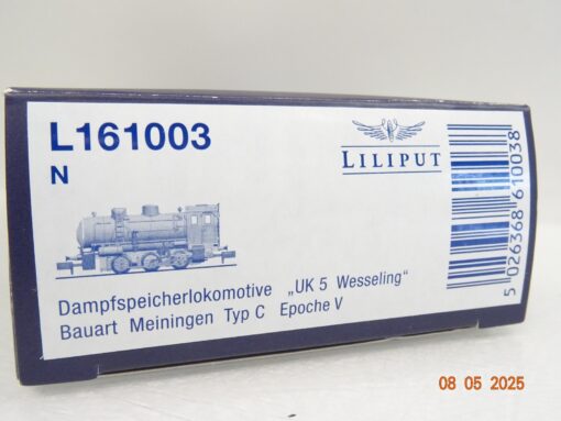 Liliput N L161003 Dampfspeicherlok Meiningen UK 5 Wesseling neuwertig OVP JL604 – Bild 5