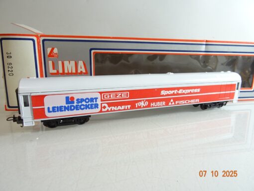 Lima H0 30 9220 gedeckter Güterwagen L Sport Leiendecker in OVP RR3747 – Bild 3
