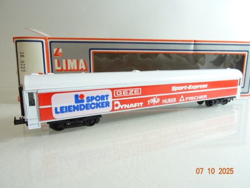 Lima H0 30 9220 gedeckter Güterwagen L Sport Leiendecker in OVP RR3747