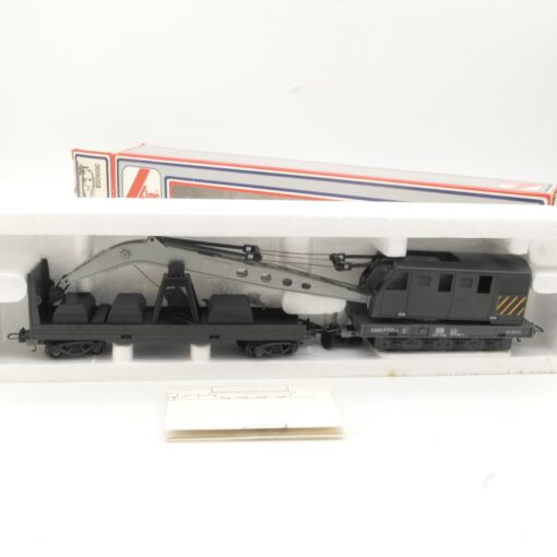 Lima H0 309058 Schwerlastkran mit Schutzwagen der DB in OVP RR975