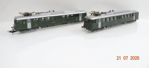 Lima H0 AC Schweiz Triebwagen RBe 4/4 mit Steuerwagen der SBB JL1655 o. – Bild 3