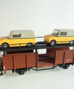 Lima H0 Autotransportwagen mit Brekina VW 147 Fridolin RR4445 o.