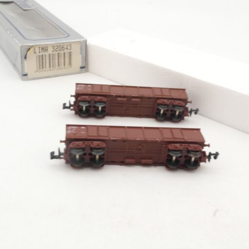 Lima N 320643 Set offene Güterwagen der DB in OVP RR4015 – Bild 4