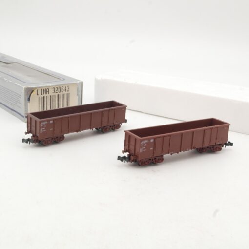 Lima N 320643 Set offene Güterwagen der DB in OVP RR4015