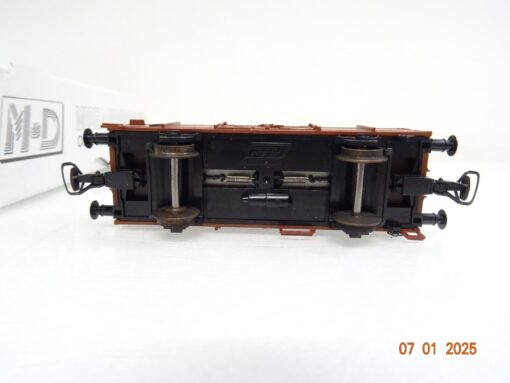 M+D H0 128 Hochbordwagen mit Kohle der DR Brit-US-Zone in OVP PR5076 – Bild 4