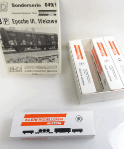 M+D H0 Sonderserie 049/1, LEERKARTON Klein Modellbahn 4Stck. siehe Foto AR7084