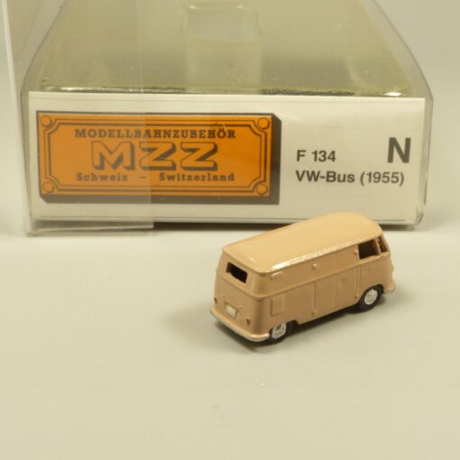 MZZ Modellbahnzubehör Spur N F134 VW T1 Kastenwagen (1955) rar in OVP EX6340 – Bild 3