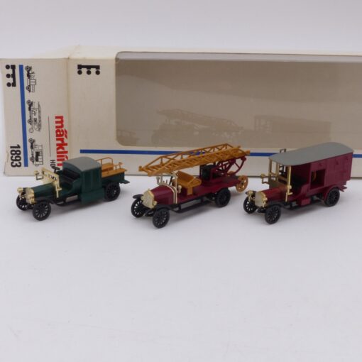 Märklin 1:87 H0 1893 Oldtimer Set 3 Fahrzeuge der Feuerwehr in OVP EX6832