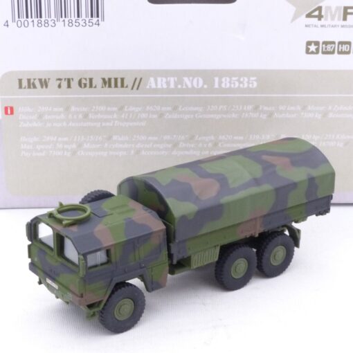 Märklin 4MFOR 1:87 18535 MAN LKW 7T GL MIL Militär in OVP EX5095