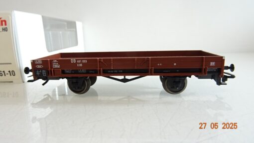 Märklin H0 00761-10 Niederbordwagen ohne Traktor der DB in OVP PR8080 – Bild 4