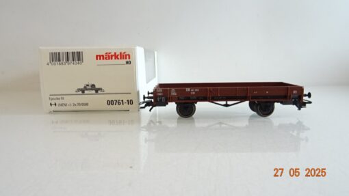Märklin H0 00761-10 Niederbordwagen ohne Traktor der DB in OVP PR8080