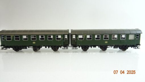 Märklin H0 00770-06 Umbauwagen Paar 2.Kl. der DB in OVP PR7028 – Bild 3