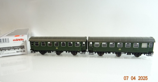 Märklin H0 00770-06 Umbauwagen Paar 2.Kl. der DB in OVP PR7028