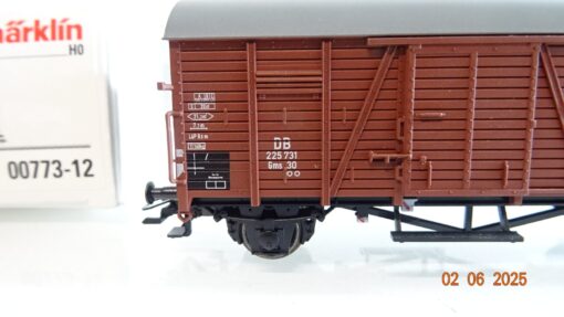 Märklin H0 00773-12 gedeckter Güterwagen der DB in OVP PR8120 – Bild 3