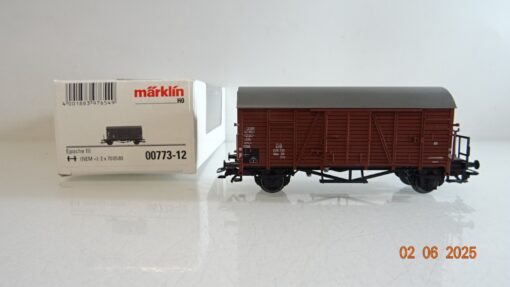 Märklin H0 00773-12 gedeckter Güterwagen der DB in OVP PR8120