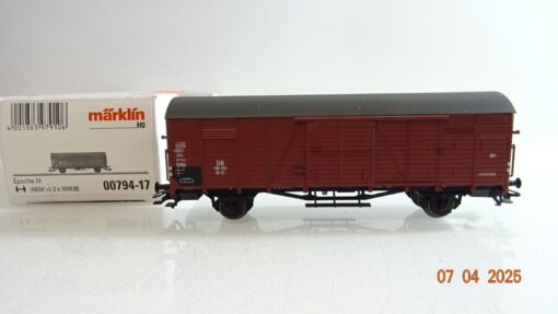 Märklin H0 00794-17 gedeckter Güterwagen der DB in OVP PR7000