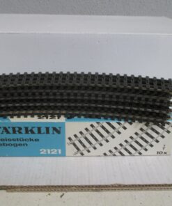 Märklin H0 2121 K-Gleis  gebogen 10X1/1 r360 mm 30° 10 Stück m.OVP WZ8199