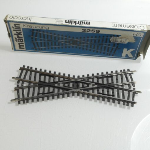 Märklin H0 2259 K Gleis Kreuzung 22°30 168,9 mm in OVP CK1603