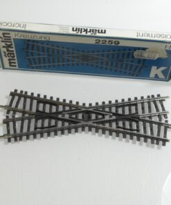 Märklin H0 2259 K Gleis Kreuzung 22°30 168,9 mm in OVP CK1603