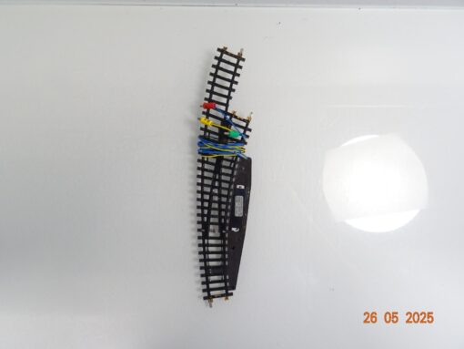Märklin H0 2267 K Gleis elektrische Bogenweiche links siehe Foto CK8470 o. – Bild 3