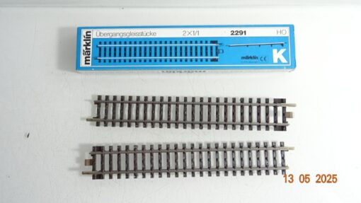 Märklin H0 2291 K-Gleis Übergangsgleisstück 2.tlg s. Foto in OVP CK8167