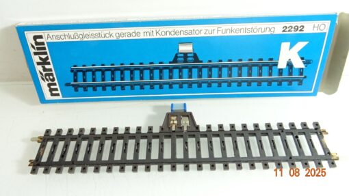 Märklin H0 2292 K-Gleis Anschlussgleis mit Kondensator in OVP RR2708