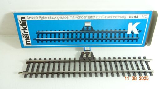 Märklin H0 2292 K-Gleis Anschlussgleis mit Kondensator in OVP RR2709