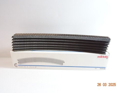 Märklin H0 24430 gebogenes Gleis R4=579,5 mm30° 6 Stück siehe Foto in OVP CK7022