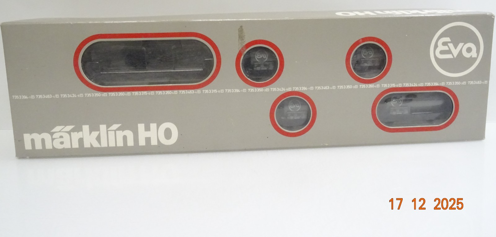 Märklin H0 2855 Kesselwagen-Set 6tlg. der DB ohne Lok in OVP JL5141 – Bild 3