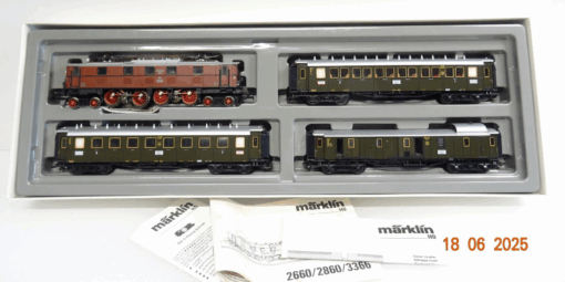 Märklin H0 2860 Zugset 4tlg. Bayern Schnellzug um 1926 in OVP JL1010