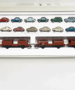 Märklin H0 28631 Autotransportzug VW Werk mit 16 PKW Delta in OVP JL1167