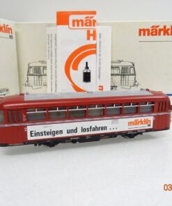 Märklin H0 3016 Schienenbus BR 795 der DB mit Werbeaufdruck in OVP JL1193