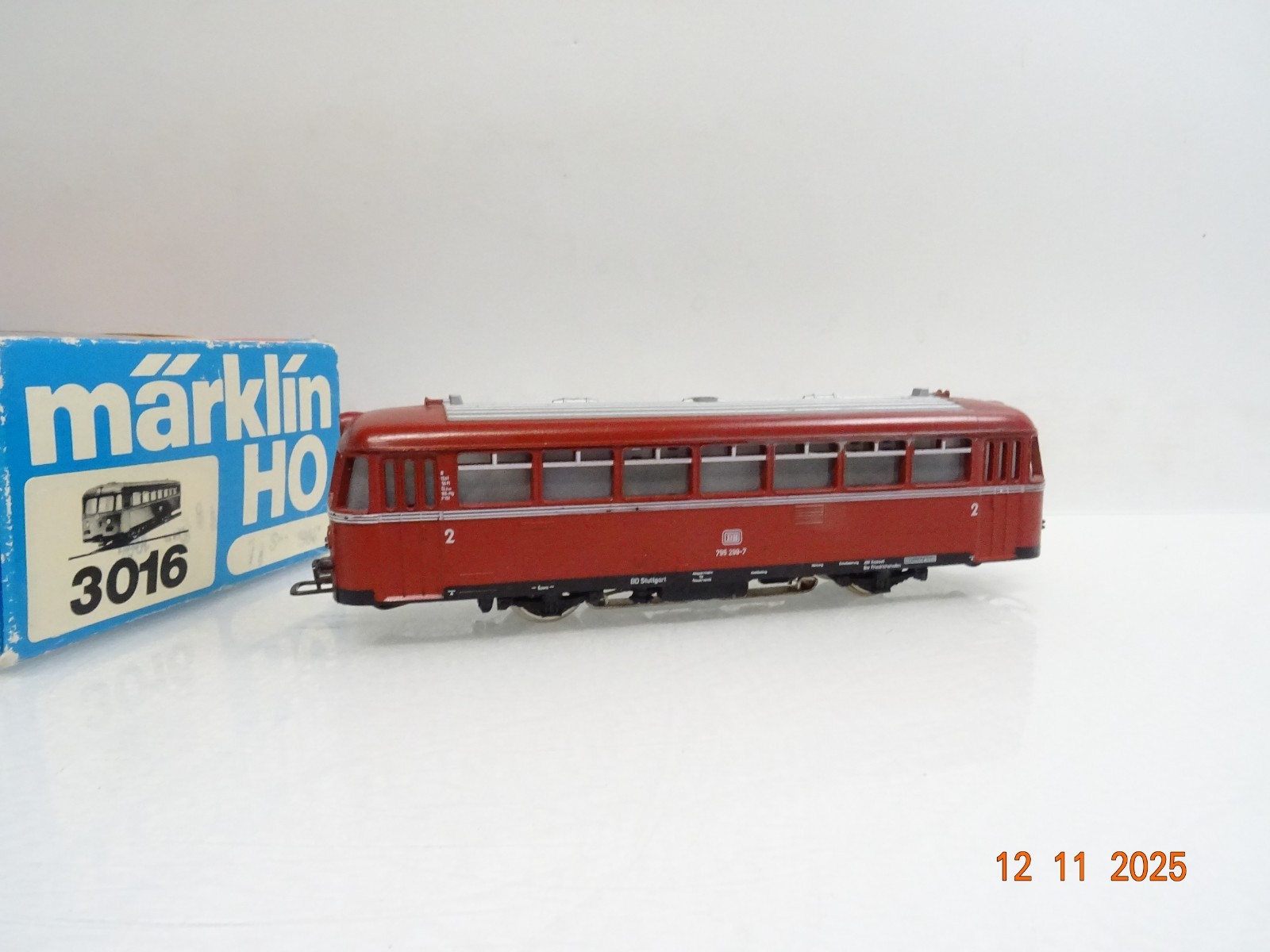 Märklin H0 3016 Schienenbus Motorwagen der DB in OVP JL4431