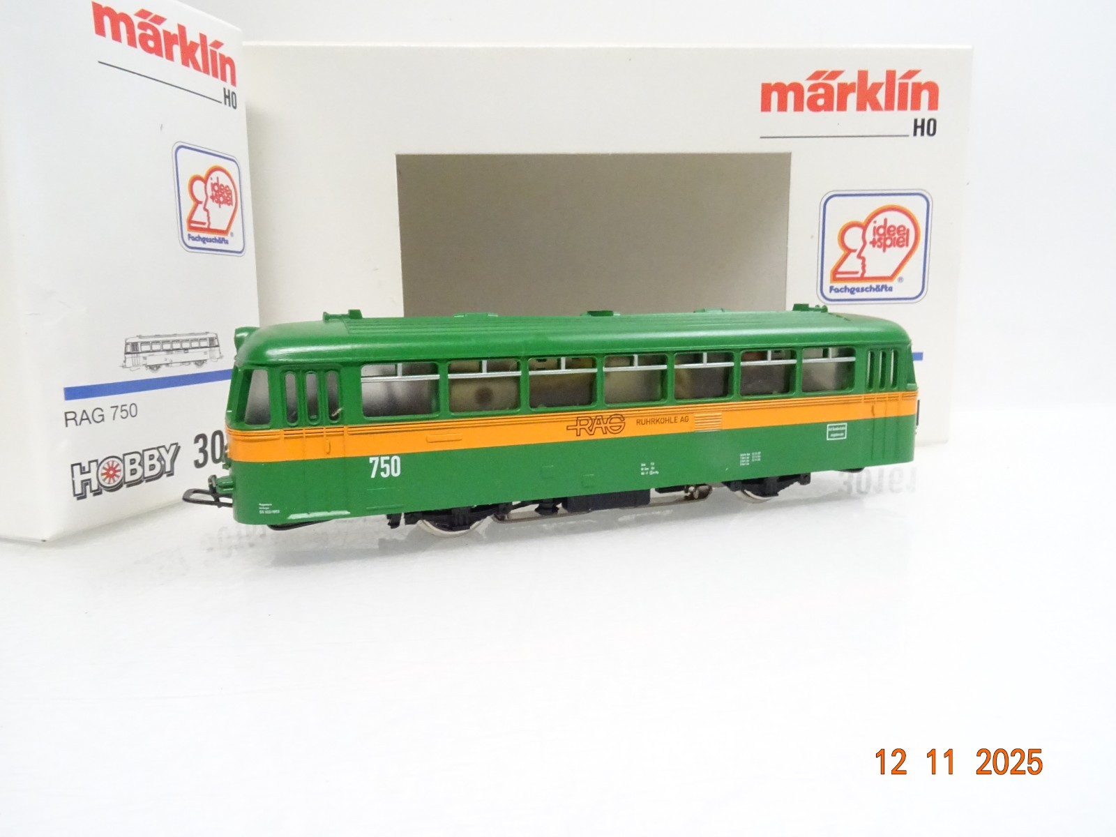Märklin H0 30161 Schienenbus RAG 750 in OVP JL4450